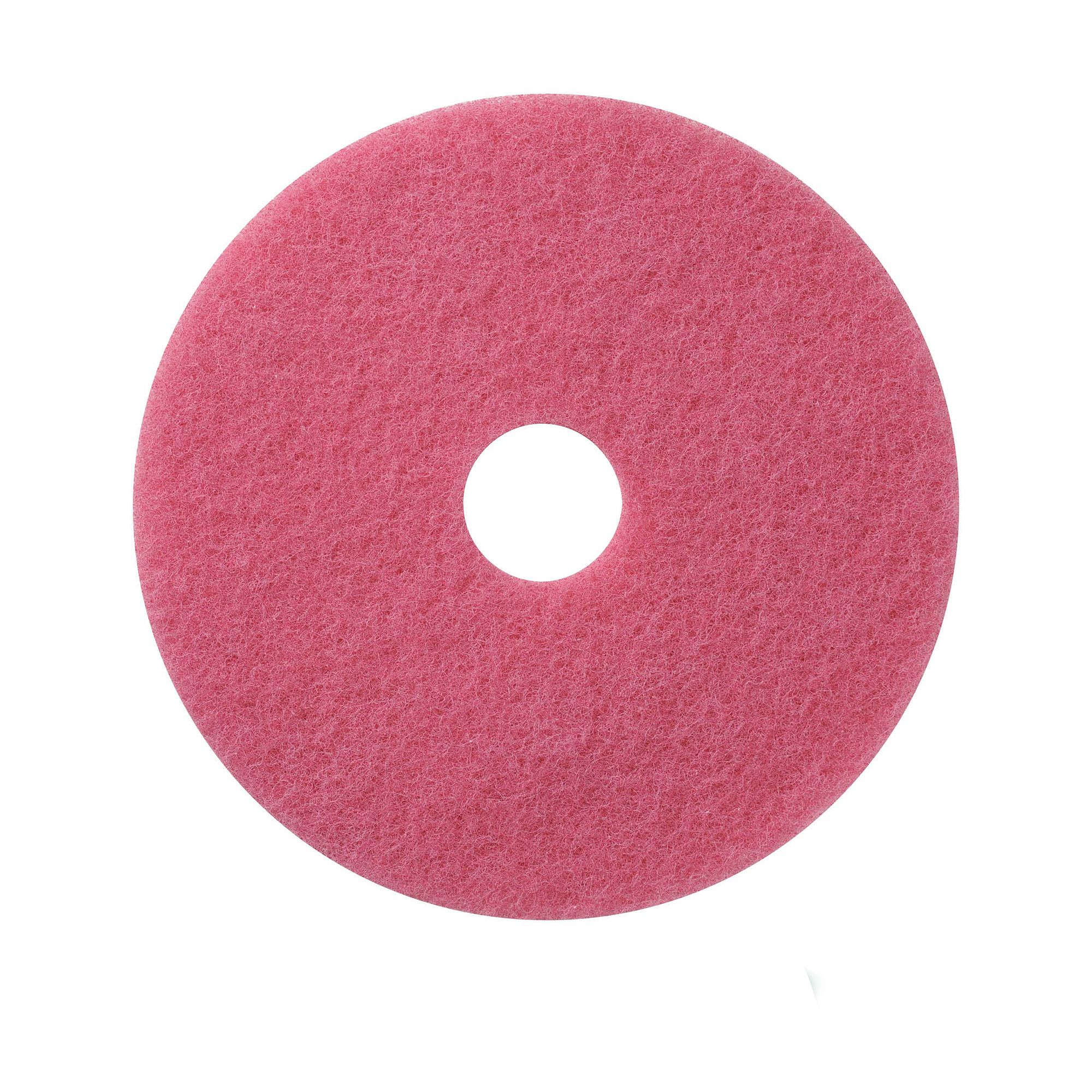 NuPad roze (schrobben), per 5 stuks, 14 inch / 355 mm