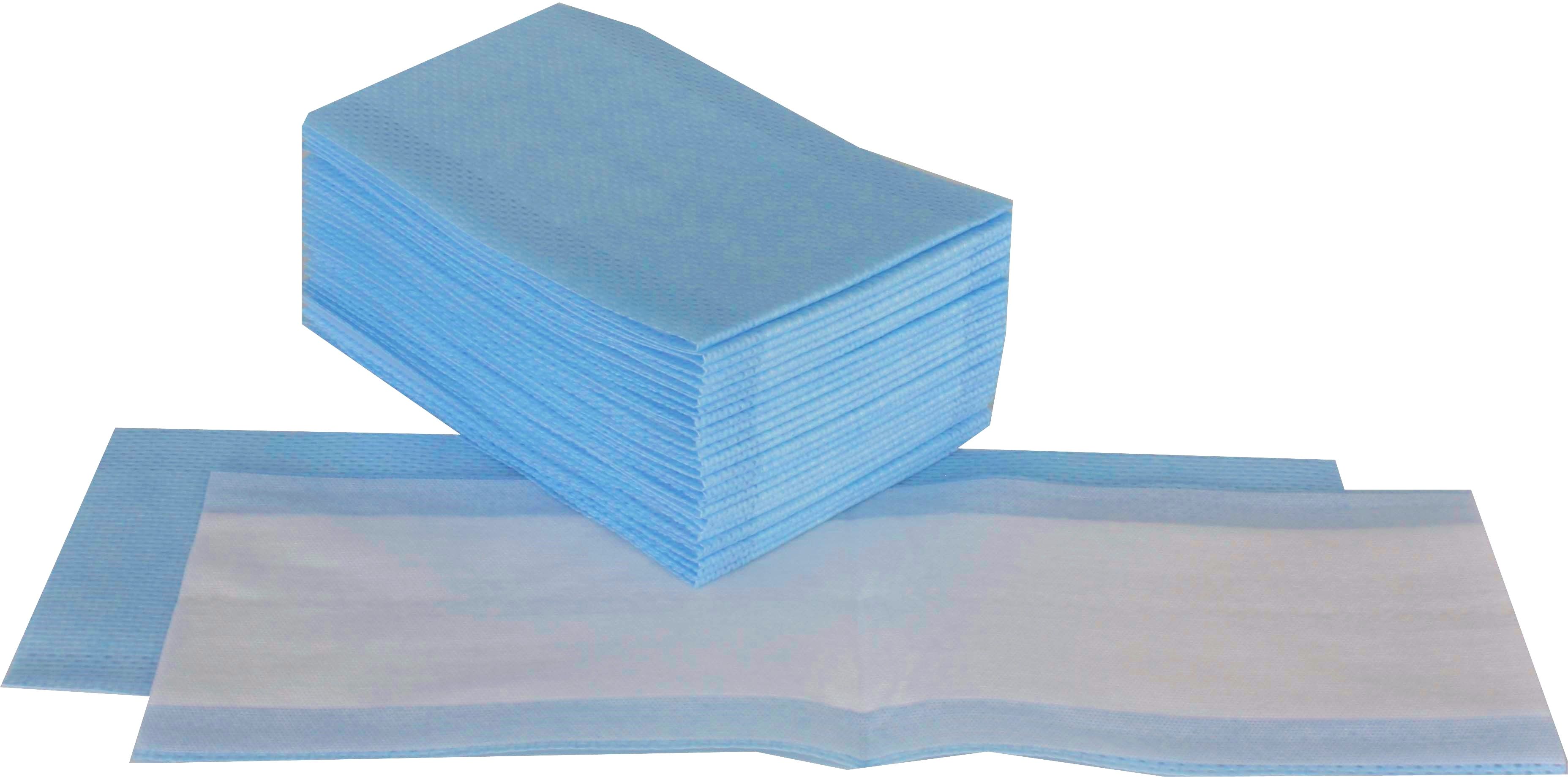 NuTech disposable vlakmop ultravezel interieur 25 x 13cm blauw (10x25st.)