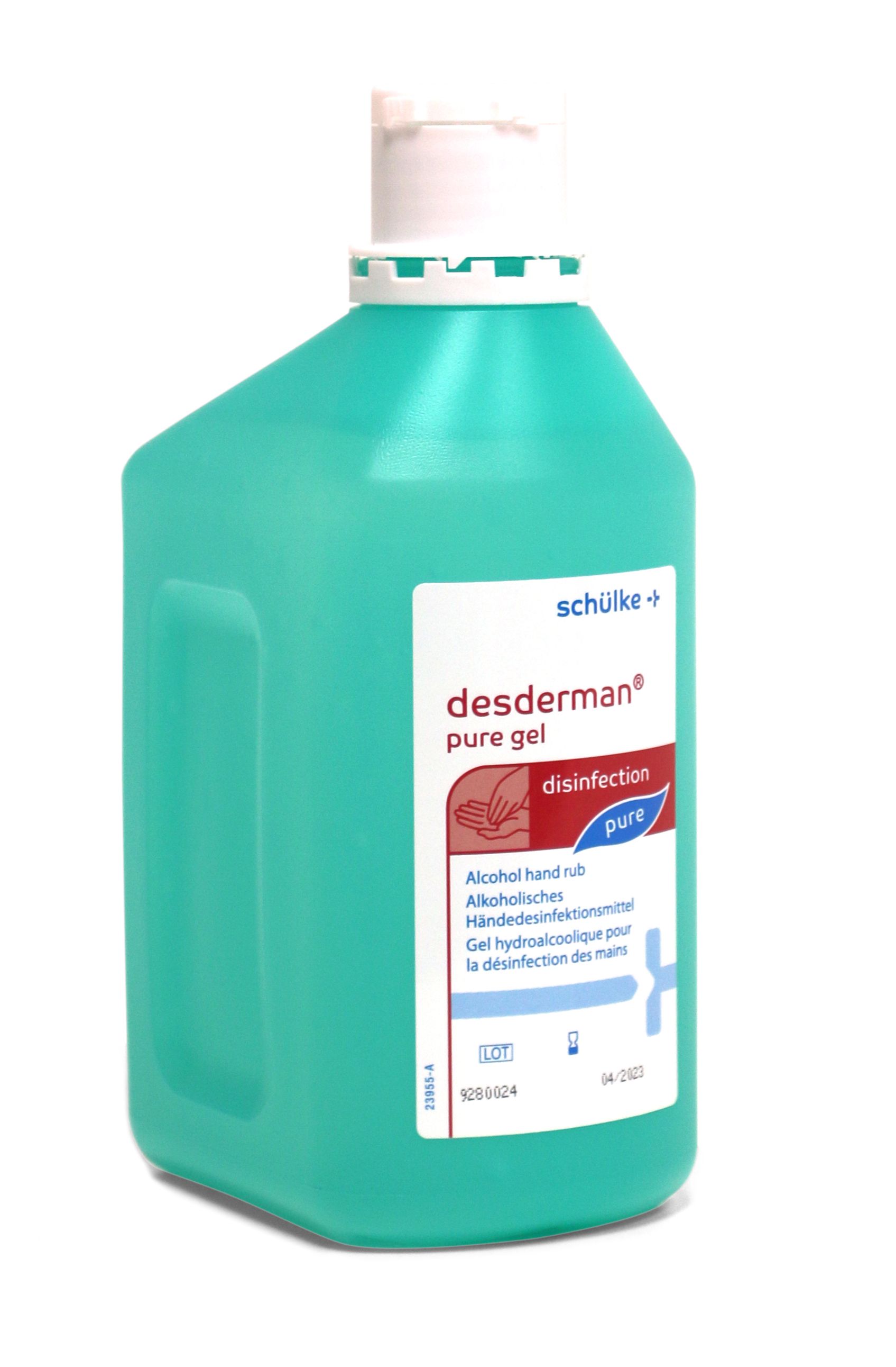 Schülke Desderman Pure handdesinfectie 10 x 1000 ml (GEL)
